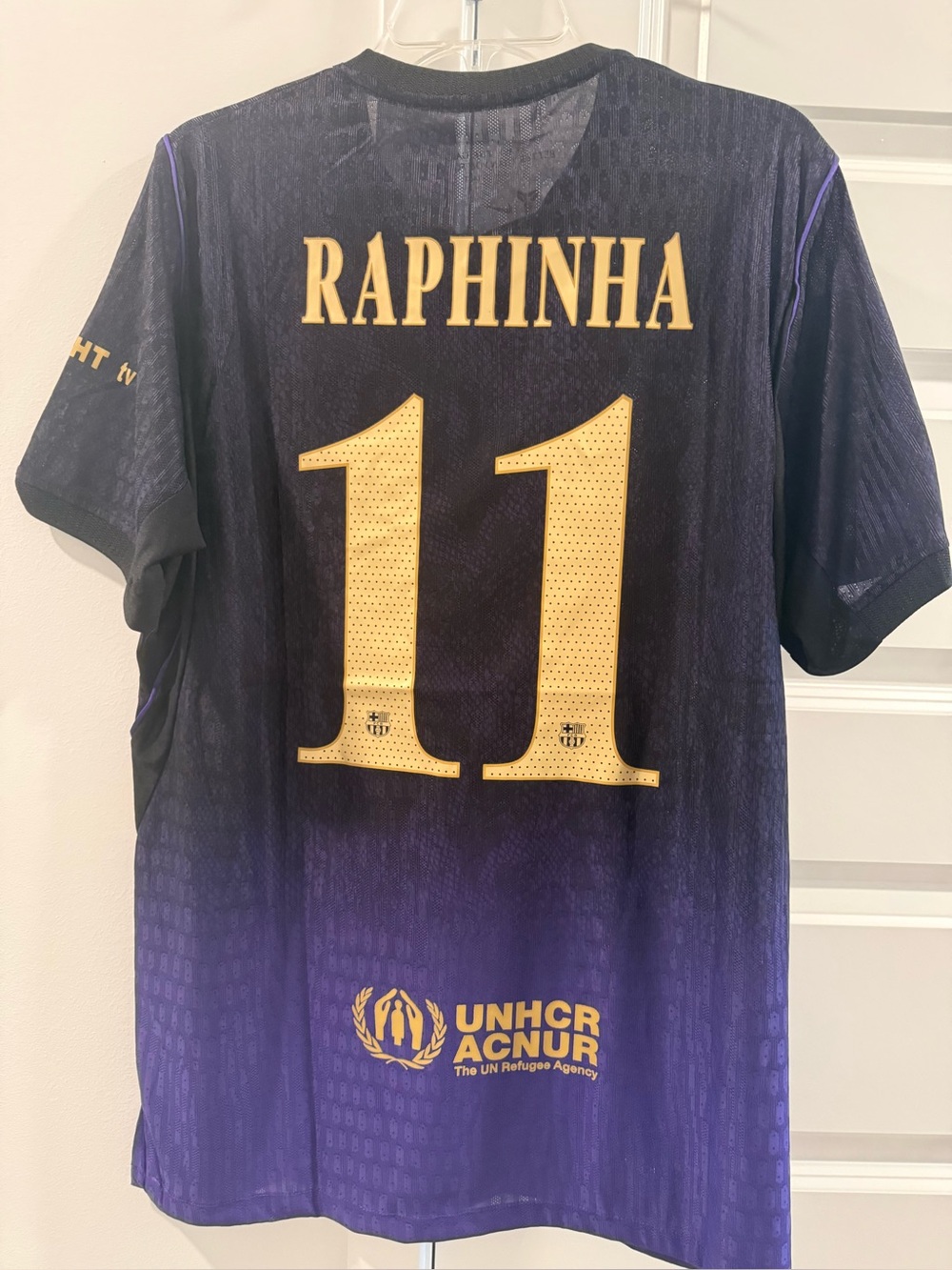 NWT Player Version FC Barcelona Raphinha #11 Men’s Soccer Jersey 2XL